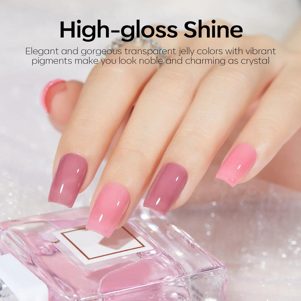 6 Shades Gel Nail Polish Set Collection 商品