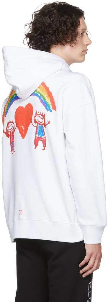商品Givenchy|White Cotton Hoodie,价格¥4413,第3张图片详细描述