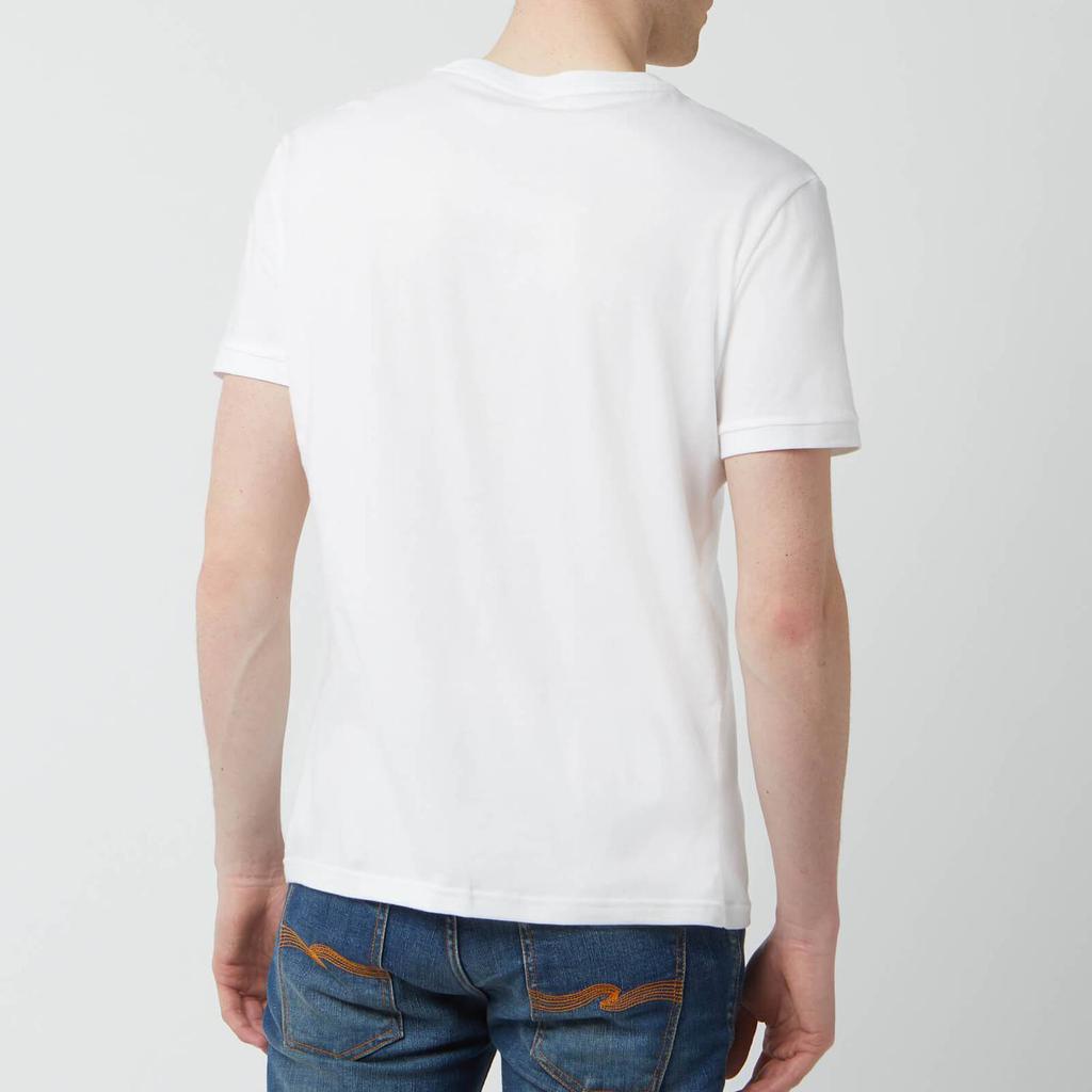 Tommy Hilfiger Men's Flag Logo Crewneck T-Shirt - White商品第2张图片规格展示