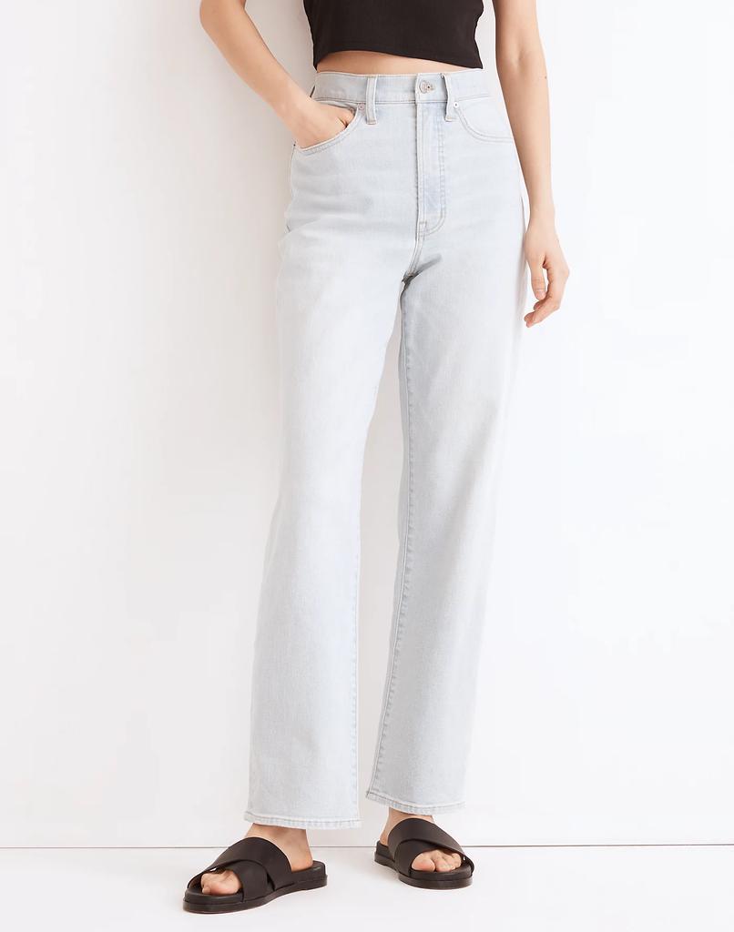 商品Madewell|The Petite Perfect Vintage Straight Jean in Mosedale Wash,价格¥854,第6张图片详细描述