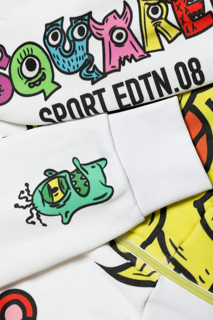 商品DSQUARED2|D2s734u Cool Fit Sweat-shirt Dsquared Sweatshirt With Little Monsters Print And Zip,价格¥2448,第3张图片详细描述