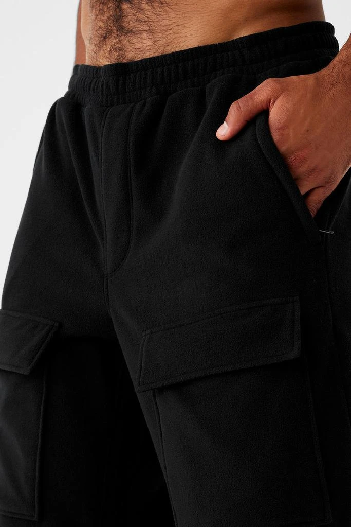 商品Alo|Polar Fleece Ridge Cargo Pants - Black,价格¥996,第4张图片详细描述