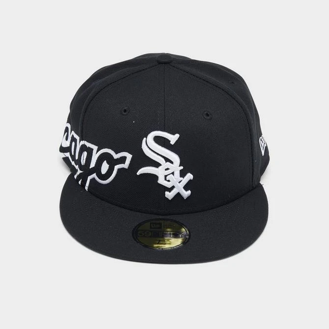 商品New Era|New Era MLB Chicago White Sox Side Split 59FIFTY Fitted Hat,价格¥371,第2张图片详细描述