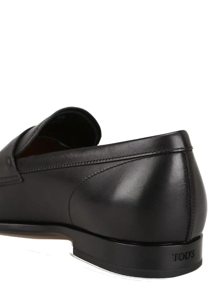 商品Tod's|Tod's men's black leather loafers,价格¥4608,第4张图片详细描述