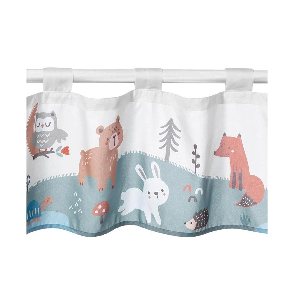 商品Bedtime Originals|Animal Alphabet Sage Green/Cream Nursery Window Valance,价格¥127,第2张图片详细描述