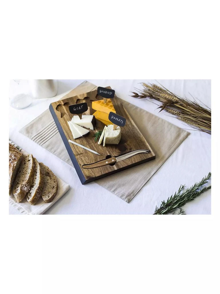 商品Picnic Time|Delio 6-Piece Cheese Acacia Wood Cutting Board & Tools Set,价格¥345,第5张图片详细描述