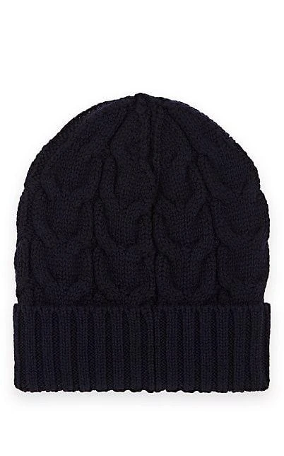 商品Moncler|Kids' Cable-Stitch Wool Beanie,价格¥820,第2张图片详细描述