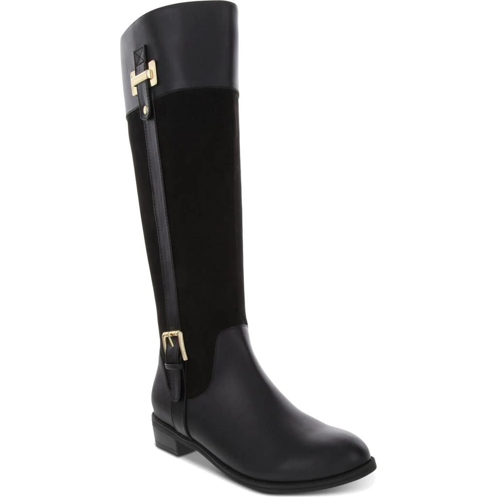 商品Karen Scott|Karen Scott Womens Deliee 2 Faux Leather Riding Boots,价格¥163,第3张图片详细描述