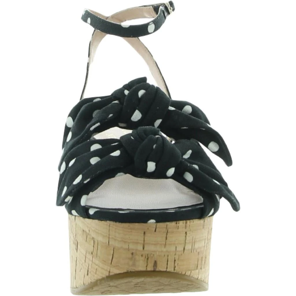 商品Kate Spade|Kate Spade New York Womens Julep Double Bow Ankle Strap Wedge Sandals,价格¥227,第3张图片详细描述