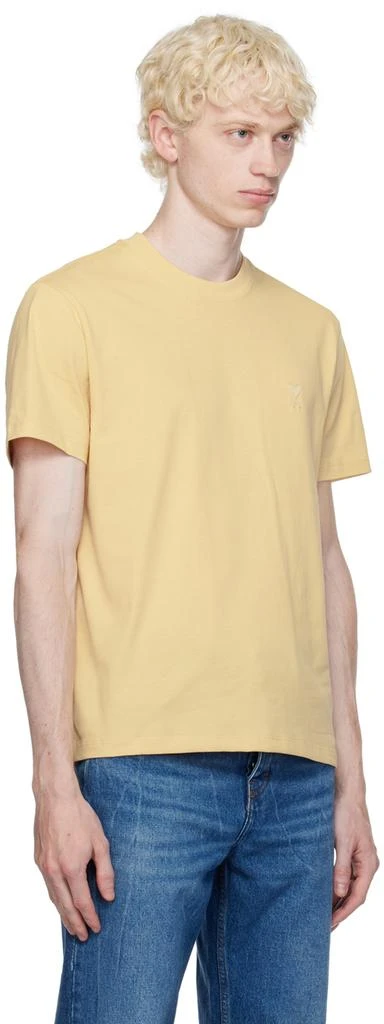 商品AMI|Yellow Ami de Cœur T-Shirt,价格¥633,第2张图片详细描述