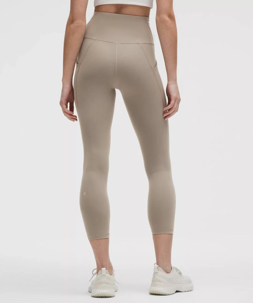 商品Lululemon|Wunder Train High-Rise Crop with Pockets 23",价格¥567,第3张图片详细描述