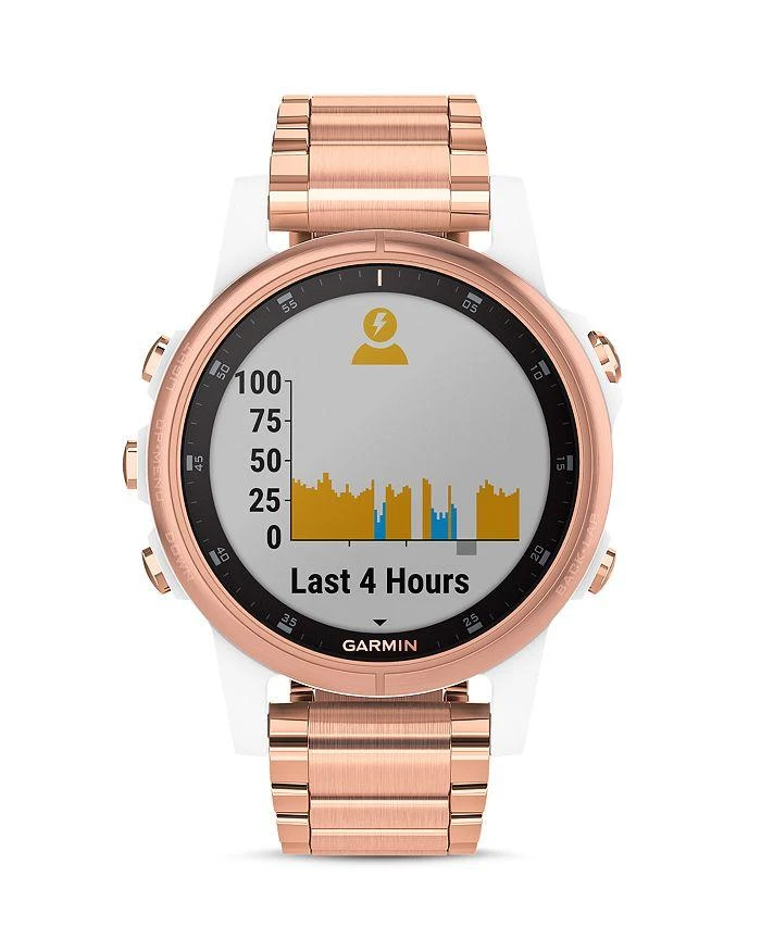 Fenix 5S Plus Rose Gold-Tone Link Bracelet Smartwatch, 42mm - Exclusive 商品