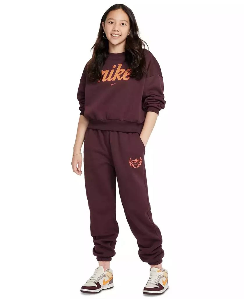 商品NIKE|Big Girls Sportswear Club Fleece Loose-Fit Sweatpants,价格¥167,第3张图片详细描述