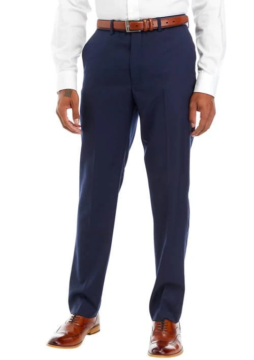 商品Ralph Lauren|Ralph Lauren Navy Solid Dress Pants,价格¥788,第1张图片