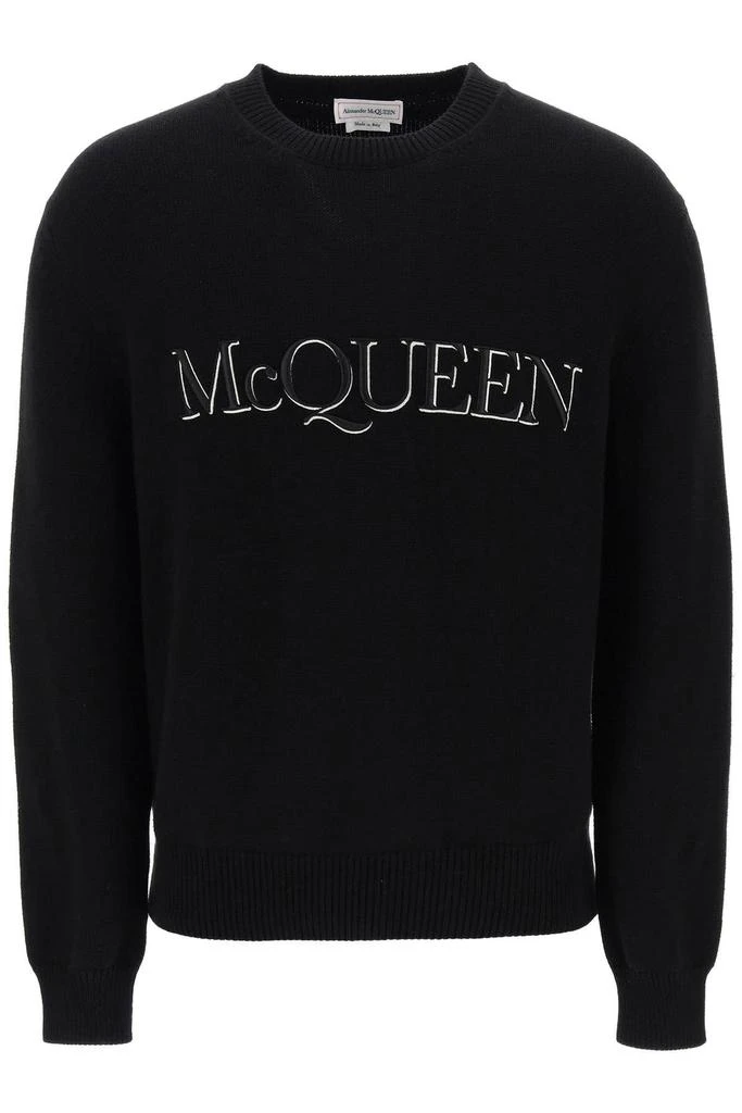 商品Alexander McQueen|Sweater with logo embroidery,价格¥3225,第1张图片