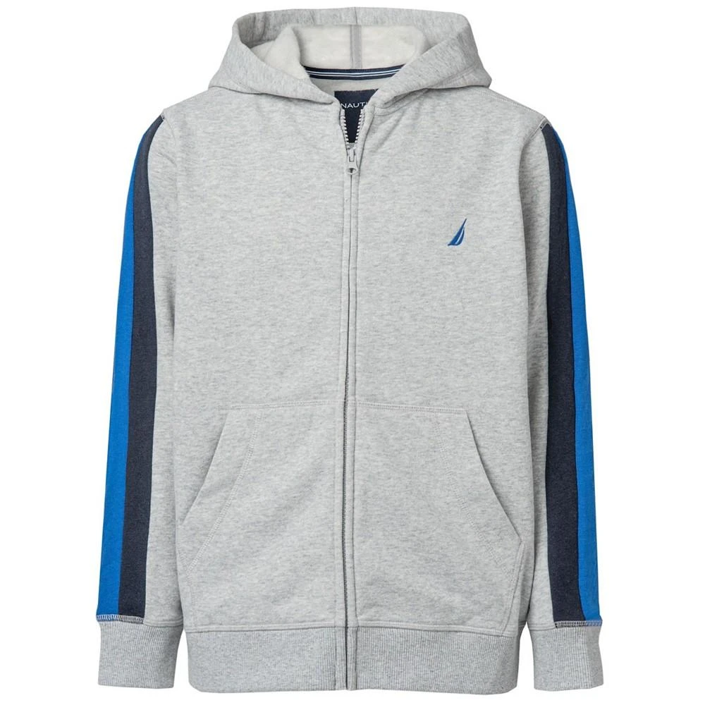 商品Nautica|Little Boys Side Stripe Fleece Hoodie,价格¥73,第1张图片