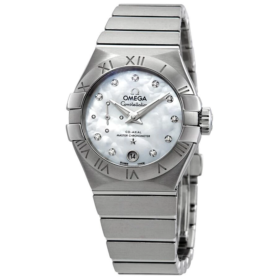 商品Omega|Constellation Automatic Mother of Pearl Dial Ladies Watch 127.10.27.20.55.001,价格¥29449,第1张图片