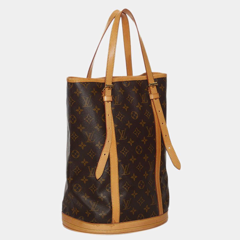 Louis Vuitton Brown Monogram Bucket GM Bag商品第2张图片规格展示