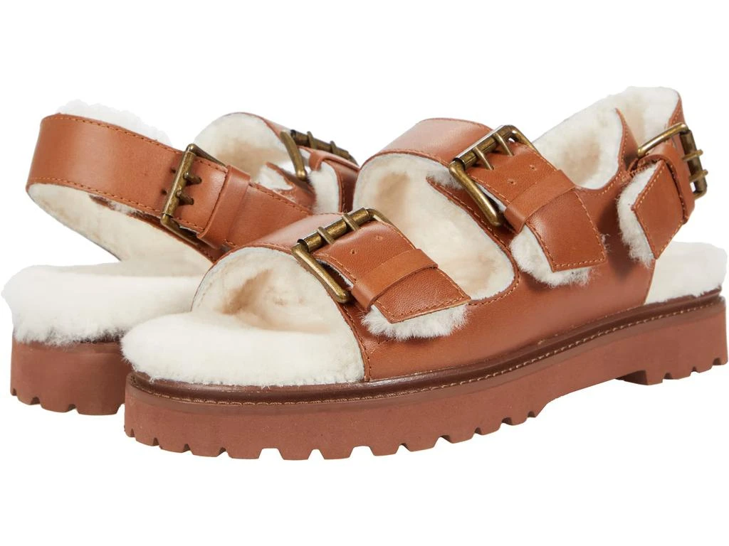 商品Madewell|The Shearling-Lined Madelyn Sandal,价格¥359,第1张图片