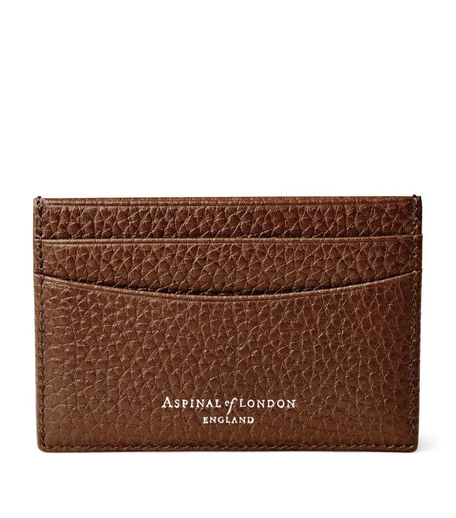 商品Aspinal of London|Grained Leather Slim Card Holder,价格¥757,第2张图片详细描述