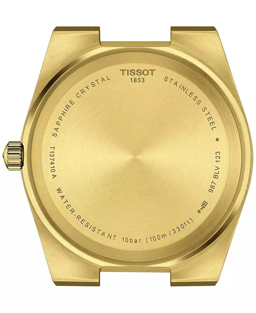 商品Tissot|Men's PRX Gold-Tone Stainless Steel Bracelet Watch 40mm,价格¥3705,第2张图片详细描述