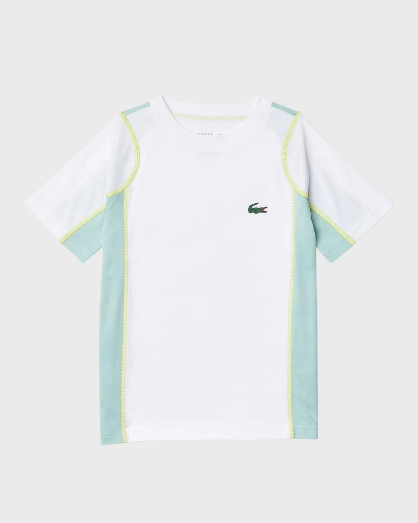 商品Lacoste|Boy's Color Block Embroidered T-Shirt, Size 4-8,价格¥311,第1张图片