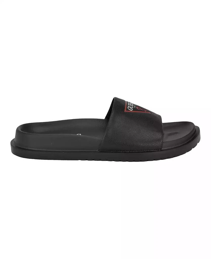 商品GUESS|Men's Vumble Triangle Emblem Fashion Slide Sandal,价格¥337,第2张图片详细描述