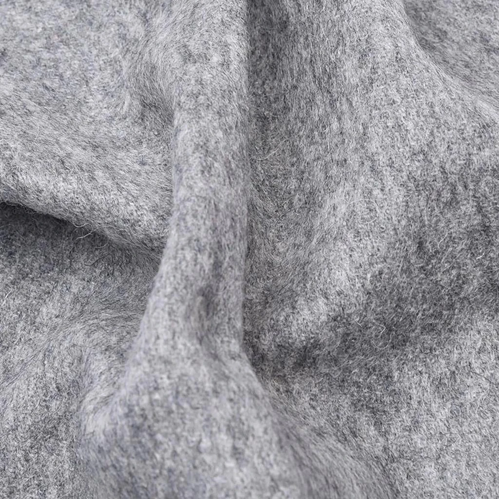 商品Barbour|Barbour Heritage Men's Plain Lambswool Scarf - Light Grey Marl,价格¥231,第2张图片详细描述