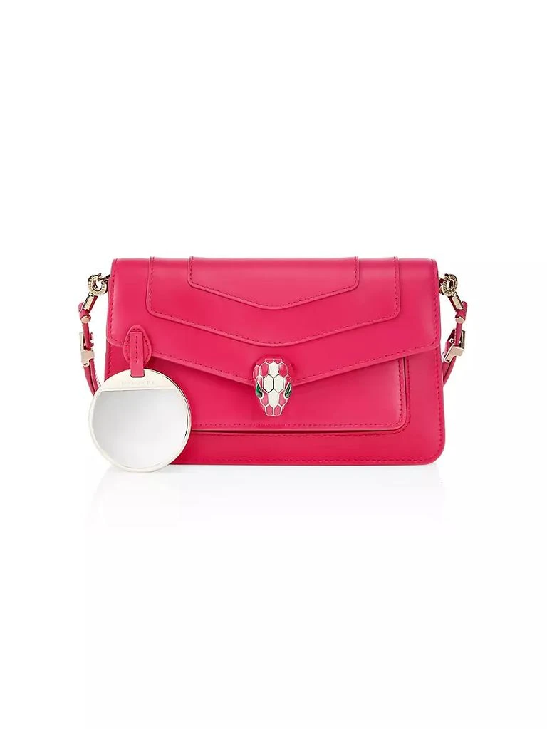 商品BVLGARI|Serpenti Forever E/W Leather Shoulder Bag,价格¥20753,第5张图片详细描述