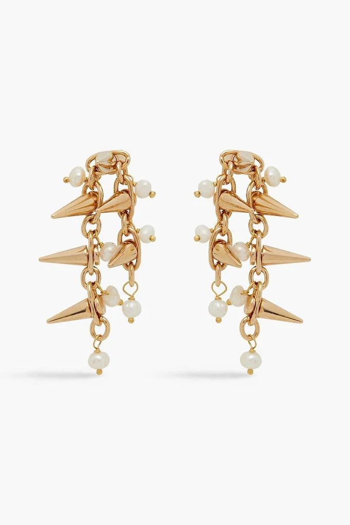 商品ROSANTICA|Gold-tone faux pearl earrings,价格¥915,第1张图片