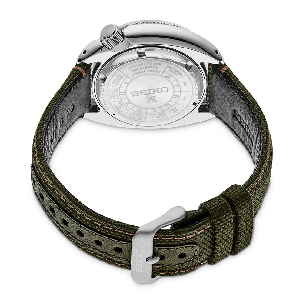 商品Seiko|Men's Automatic Prospex Green Nylon Strap Watch 42mm,价格¥3931,第3张图片详细描述