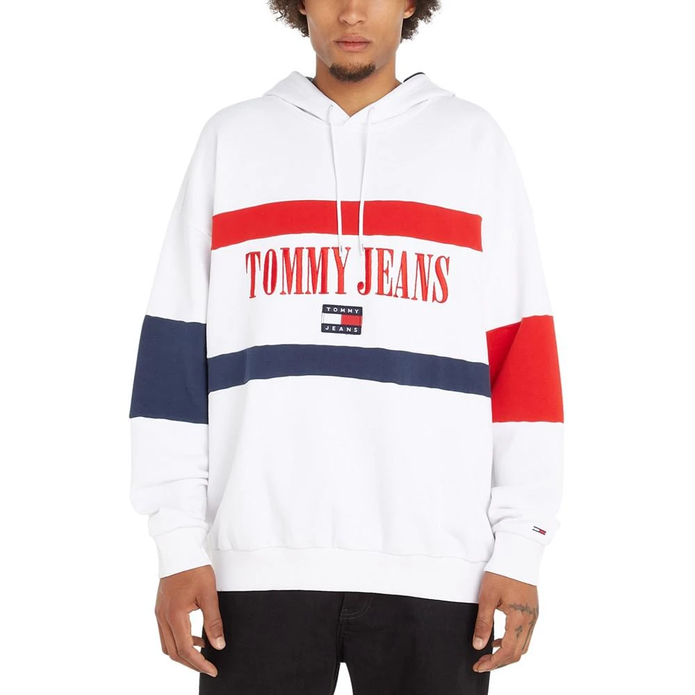 商品Tommy Hilfiger|Men's Archive Colorblock Hoodie Sweatshirt,价格¥579,第3张图片详细描述