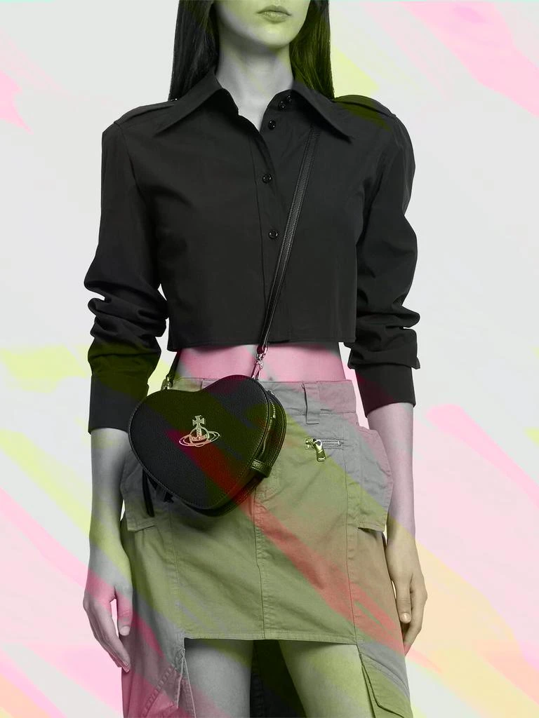 商品Vivienne Westwood|Louise Heart Faux Leather Crossbody Bag,价格¥4016,第1张图片