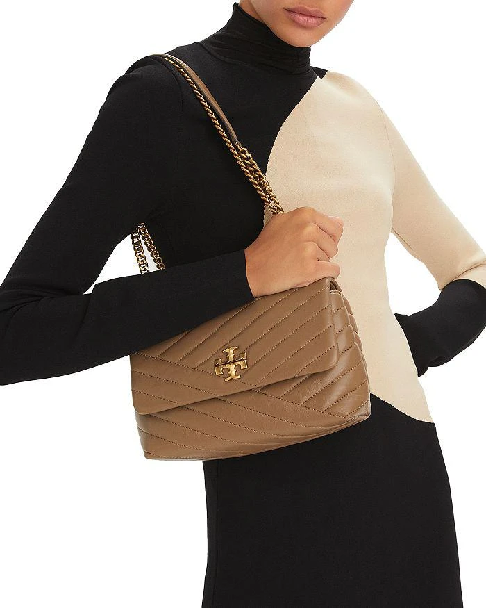 商品Tory Burch|Kira Chevron Small Convertible Leather Shoulder Bag,价格¥2463,第2张图片详细描述