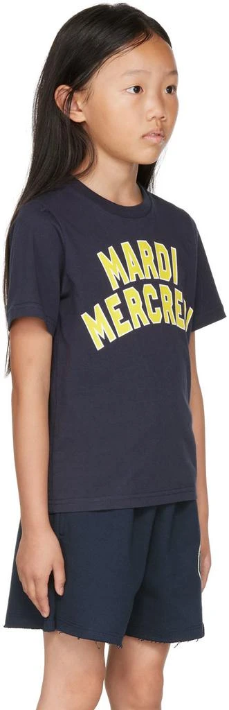 商品Mardi Mercredi Les Petits|Kids Navy Sportif T-Shirt,价格¥126,第2张图片详细描述