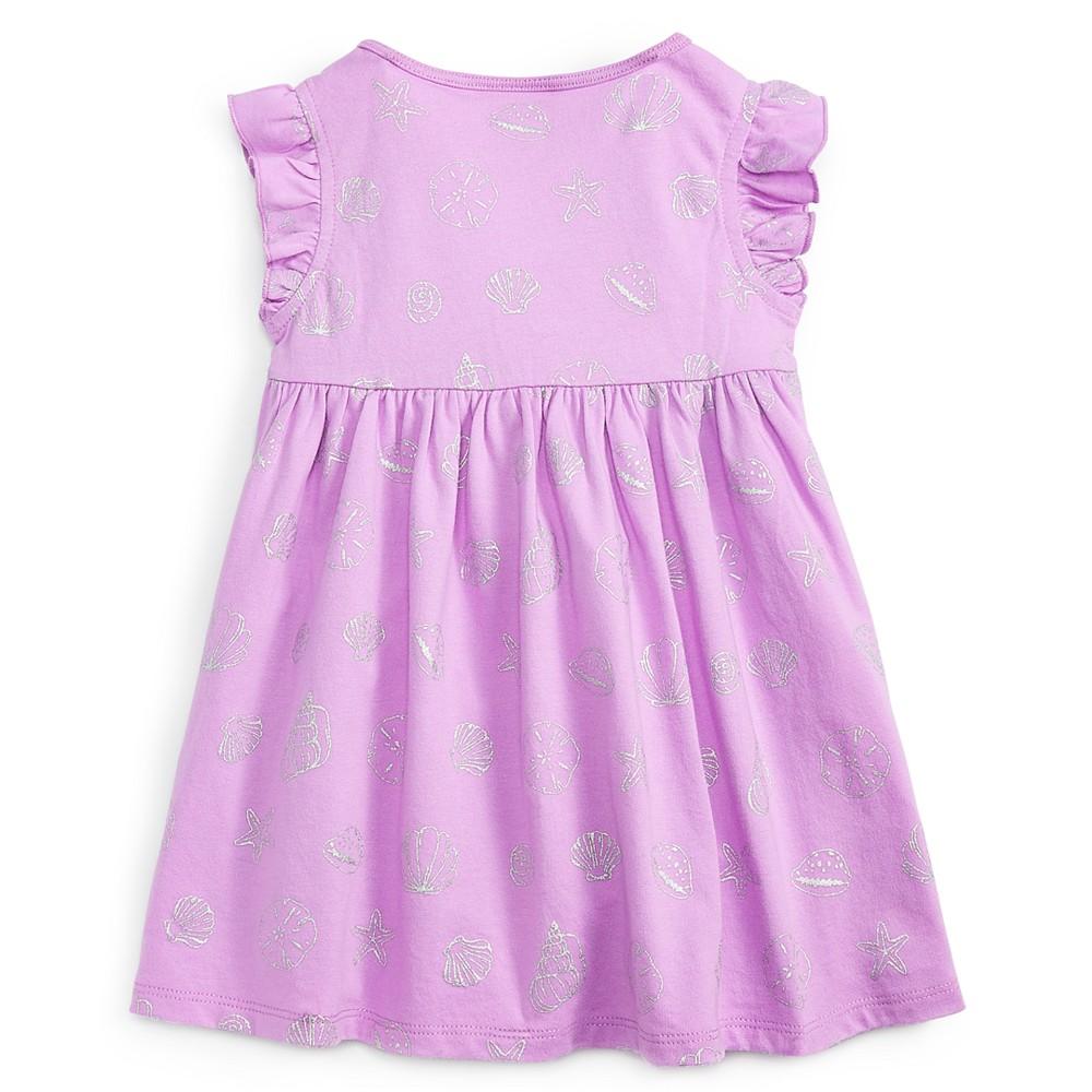 Baby Girls Shell-Print Dress, Created for Macy's商品第2张图片规格展示
