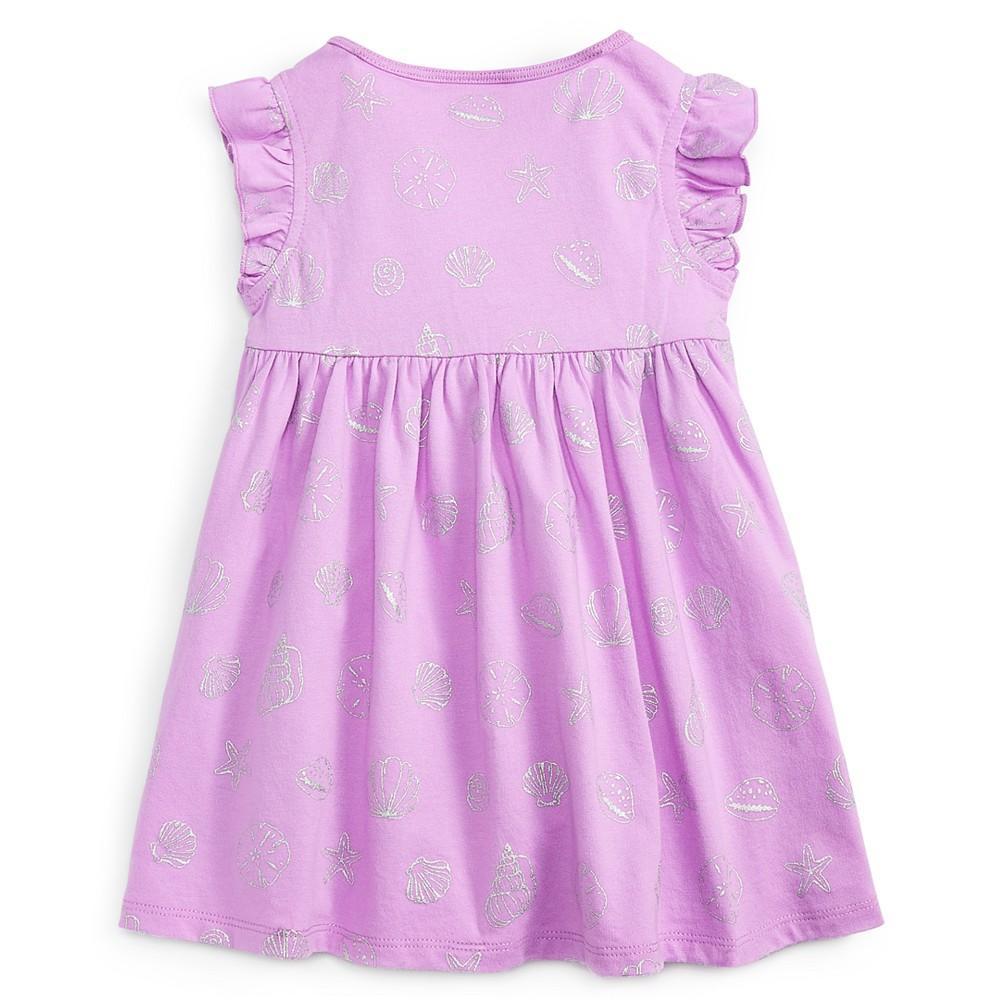 商品First Impressions|Baby Girls Shell-Print Dress, Created for Macy's,价格¥36,第4张图片详细描述