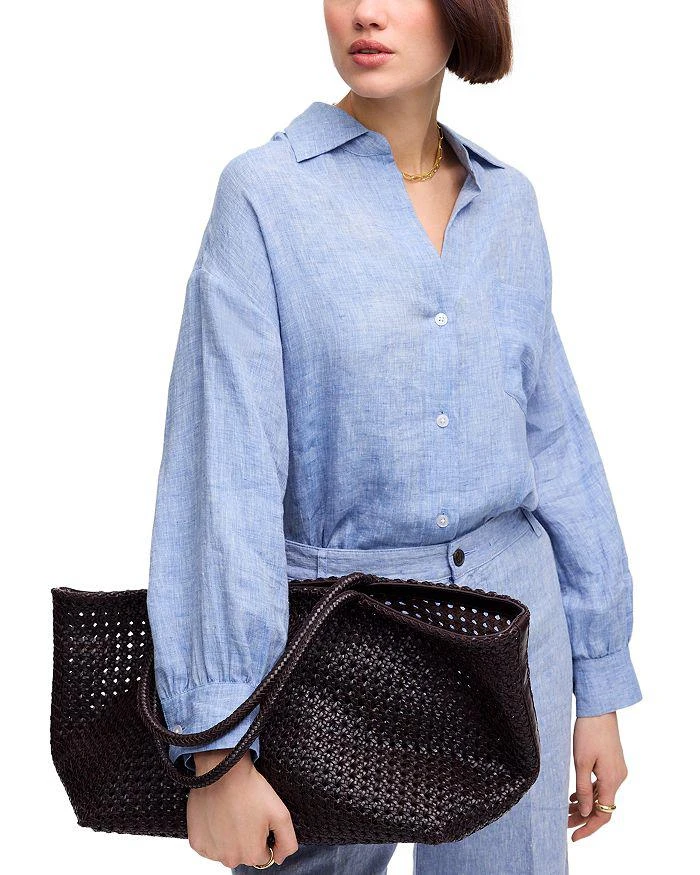 商品Madewell|Handwoven Caned Leather Tote,价格¥1889,第2张图片详细描述