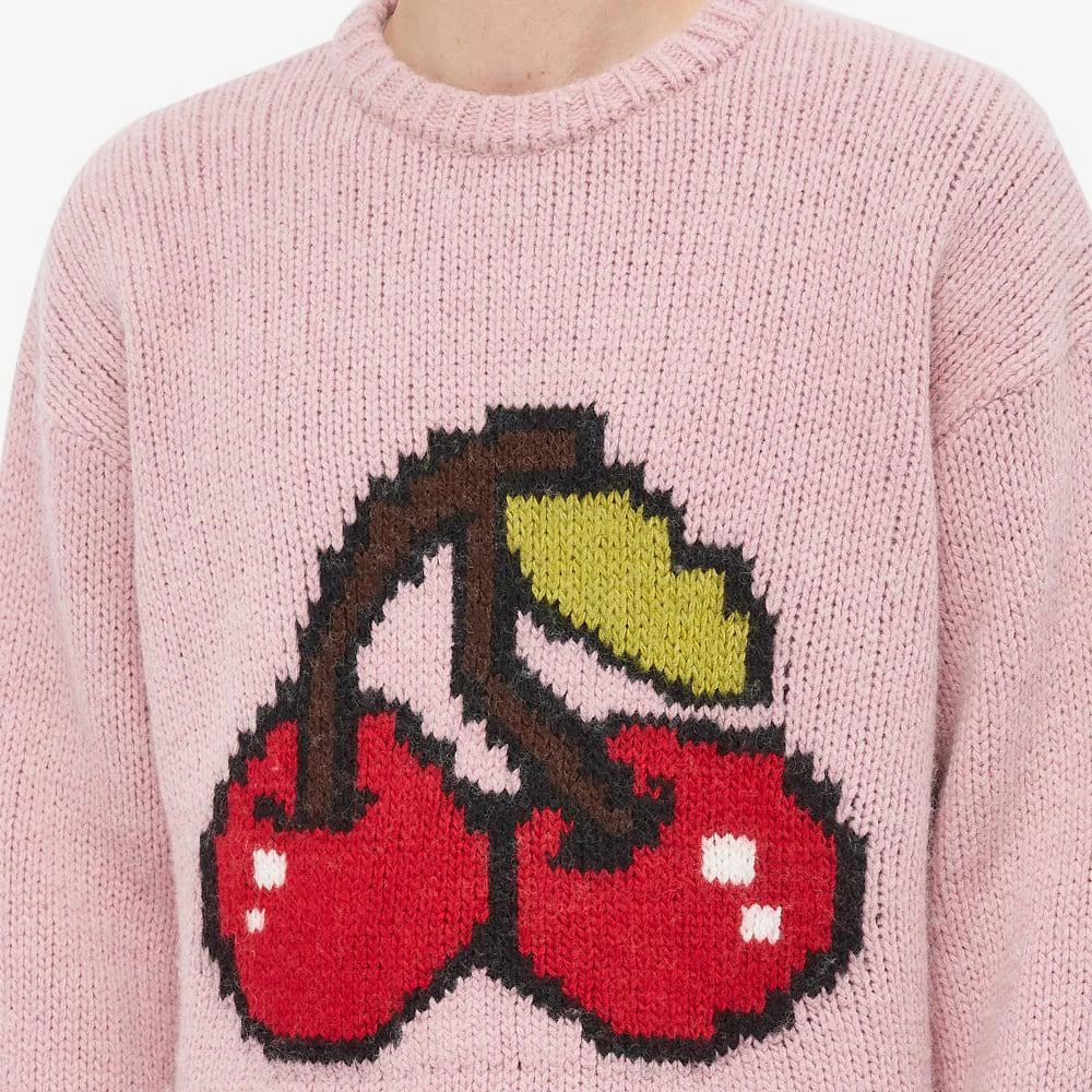 商品Our Legacy|Our Legacy Sonar Cherries Intarsia Crew Knit,价格¥1354,第5张图片详细描述