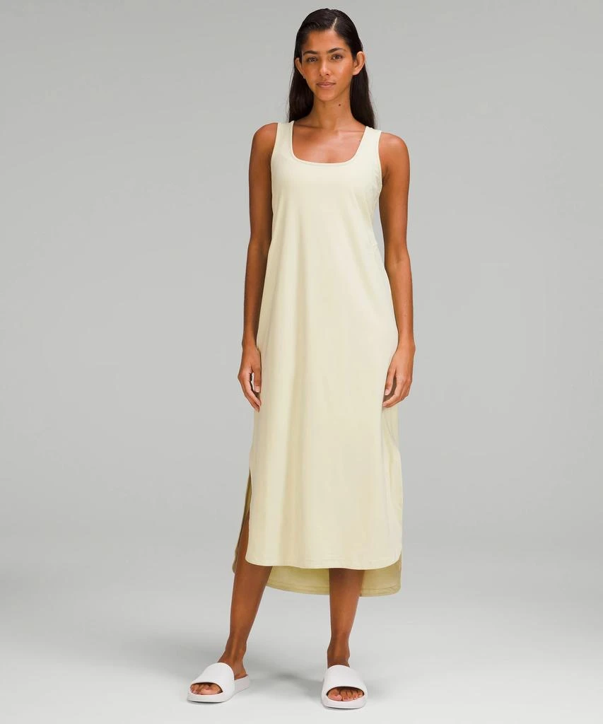 商品Lululemon|Pima Cotton Open-Back Midi Dress,价格¥525,第4张图片详细描述