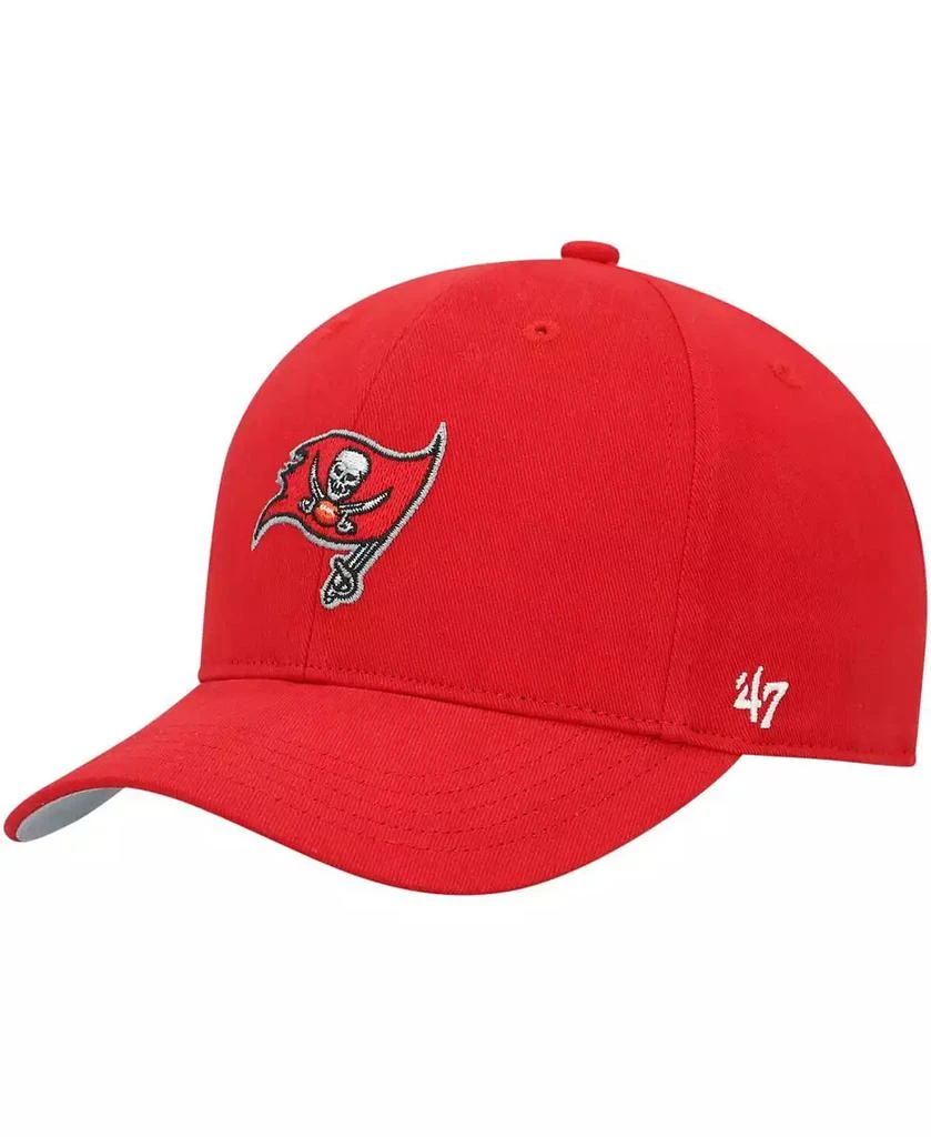 商品47 Brand|Little Boys Red Tampa Bay Buccaneers Basic MVP Adjustable Hat,价格¥165,第1张图片