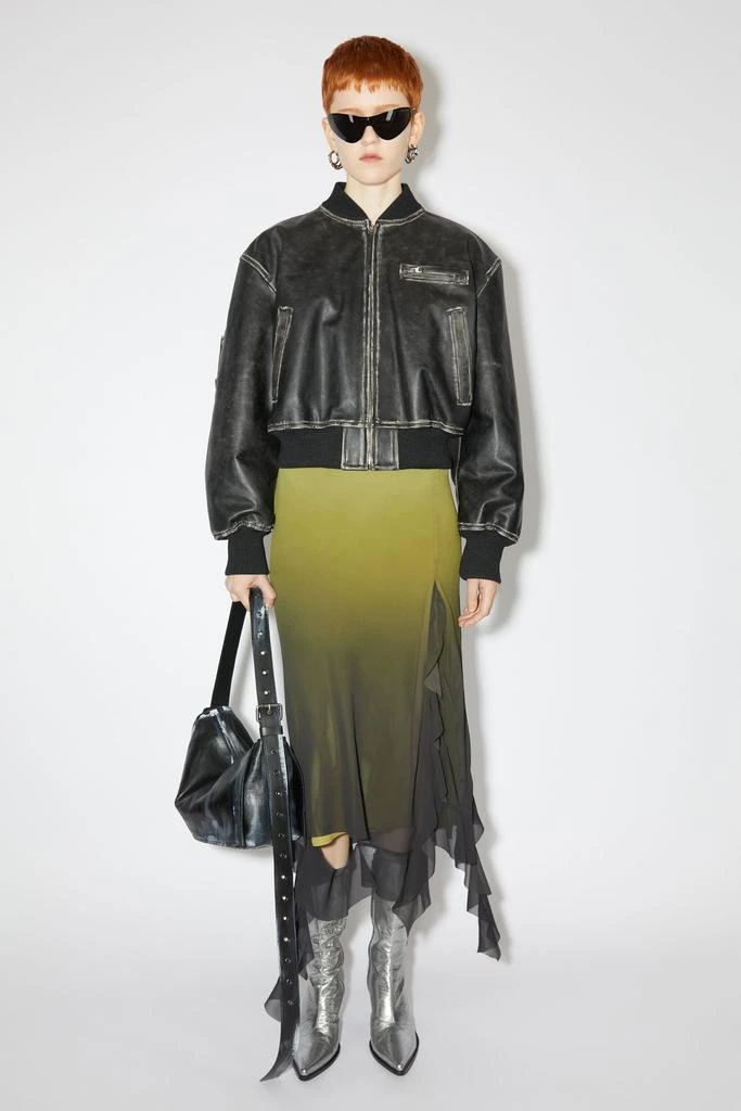 商品Acne Studios|ACNE STUDIOS WOMEN LEATHER BOMBER JACKET,价格¥15074,第1张图片