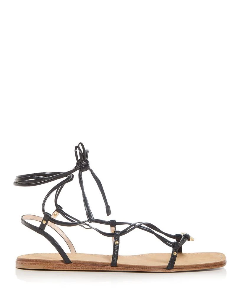 Women's Interlocking G Strappy Ankle Tie Sandals 商品