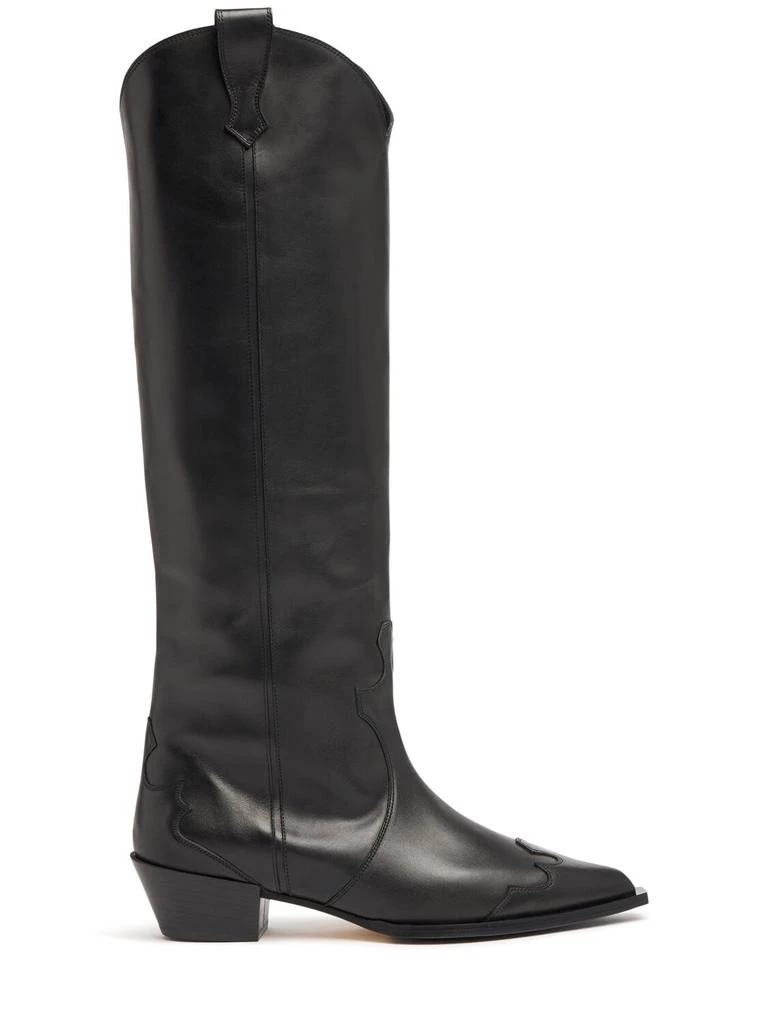 商品AEYDE|40mm Aruna Leather Tall Boots,价格¥6637,第1张图片