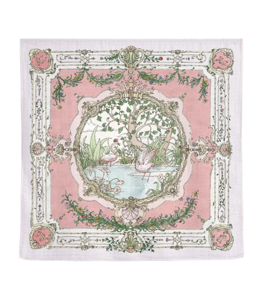 商品[国内直发] [国内直发] Atelier Choux|【颜色为浅紫色】Cotton Tapestry Swaddle,价格¥358,第1张图片