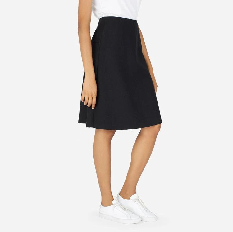 商品Everlane|The Premium Wool Flared Skirt,价格¥568,第4张图片详细描述