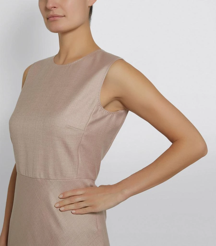 商品Max Mara|Wool-Silk Panelled Midi Dress,价格¥6385,第3张图片详细描述