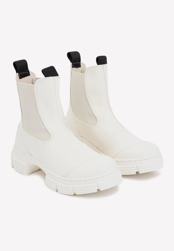 商品Ganni|Recycled Rubber Slip-On City Boots,价格¥1182,第3张图片详细描述