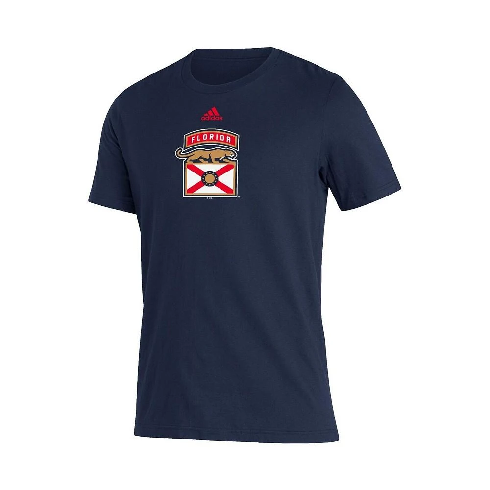 商品Adidas|Men's Navy Florida Panthers Amplifier T-shirt,价格¥150,第3张图片详细描述