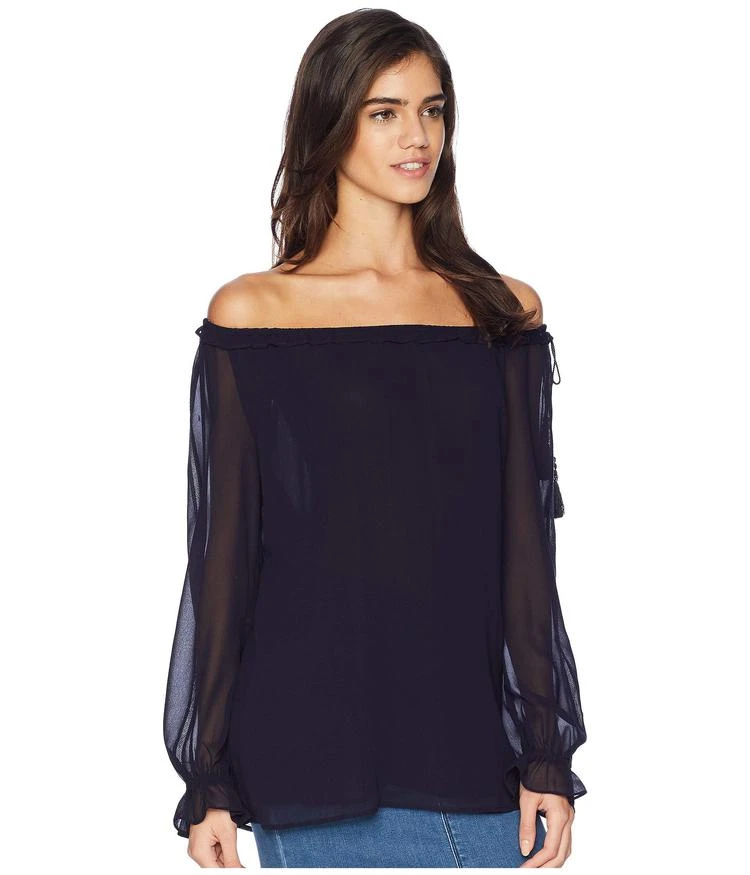 商品Juicy Couture|Soft Woven Off the Shoulder Top,价格¥256,第4张图片详细描述